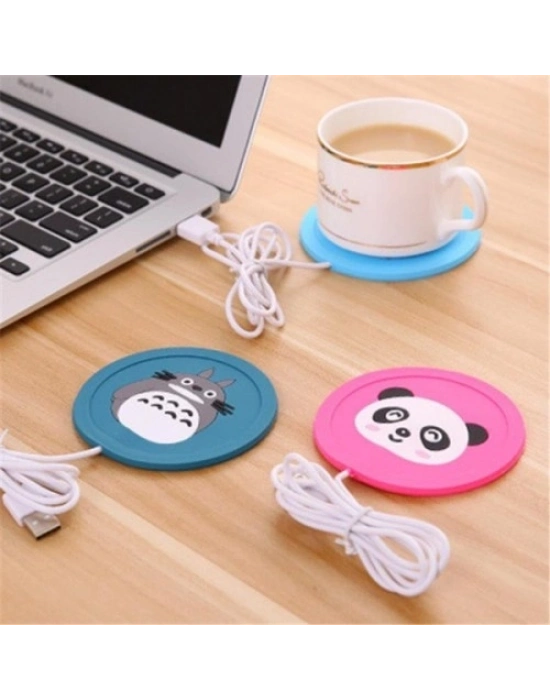 USB Silikon Bardak Altı Isıtıcı