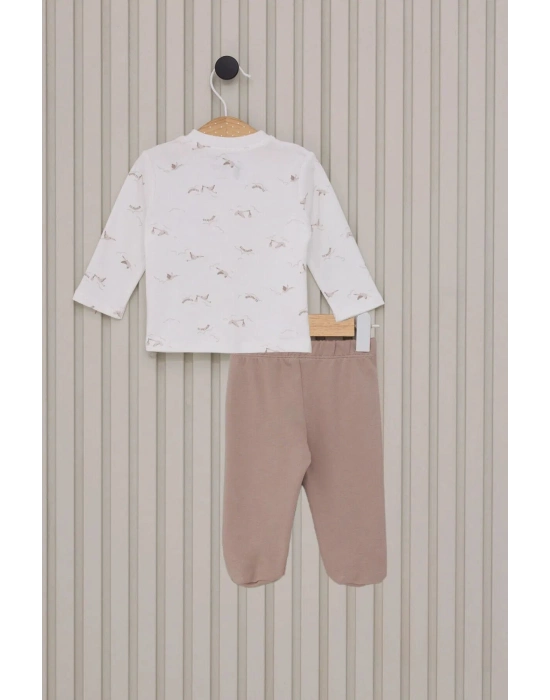 U.S.Polo Erkek Bebek Patikli 3Lü Takım USB2018 Krem