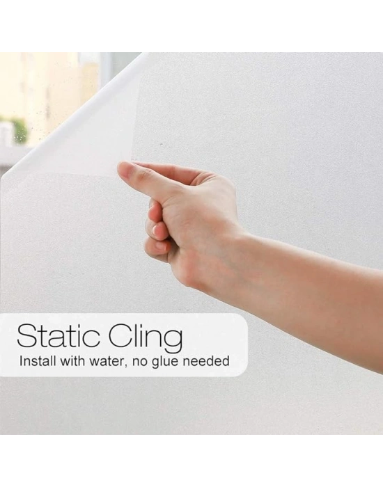 UV Engelleyici Buzlu Cam Filmi 2 Metre x 45 Cm.