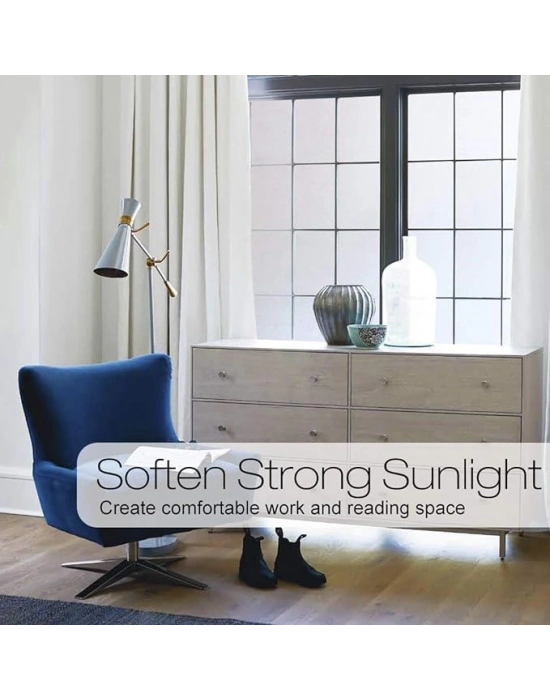 UV Engelleyici Buzlu Cam Filmi 5 Metre x 60 Cm.