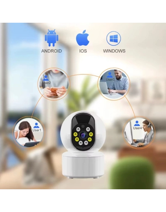 Uygulama Destekli Wi-Fi Ev Güvenlik Kamerası
