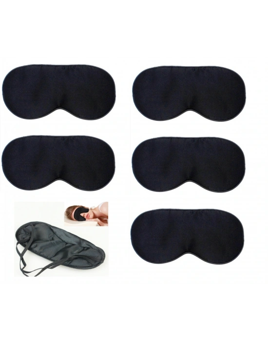 Uyku Maskesi - Göz Bandı 5 Adet