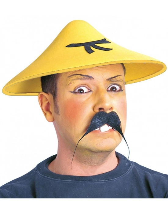 Uzak Doğu Asyalı Şapkası Sarı Renk