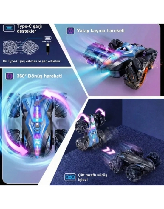 Uzaktan Kumandalı Akrobat Araba