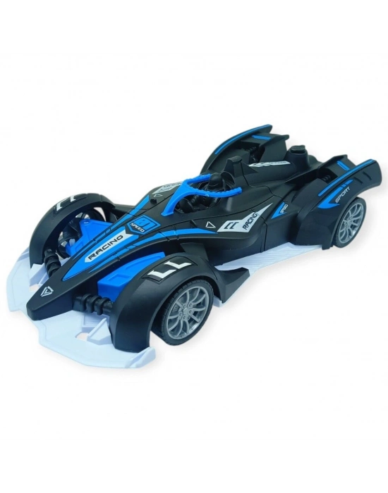 Uzaktan Kumandalı Buhar Atan  F1 Yarış Arabası 1:12 - Mavi