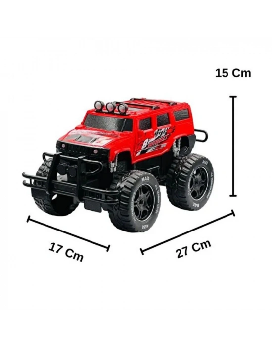Uzaktan Kumandalı Şarjlı Off - Road Aracı U/K 1/12 - Kırmızı