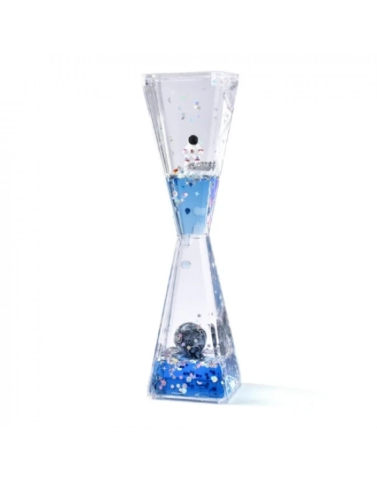 Uzay Temalı Dökülen Yağ Kum Saati