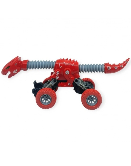 Uzayan Dinazor Arabalar 18 cm - Kırmızı
