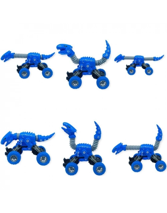 Uzayan Dinazor Arabalar 18 cm - Mavi