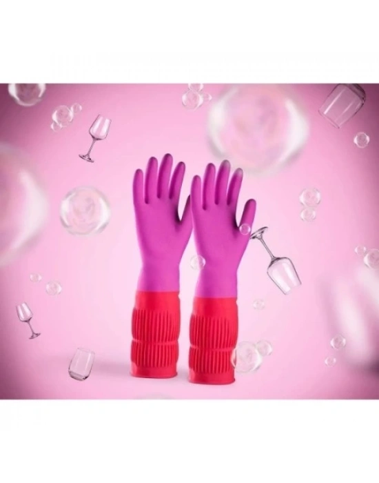 Uzun Konç Bulaşık Eldiveni M Beden