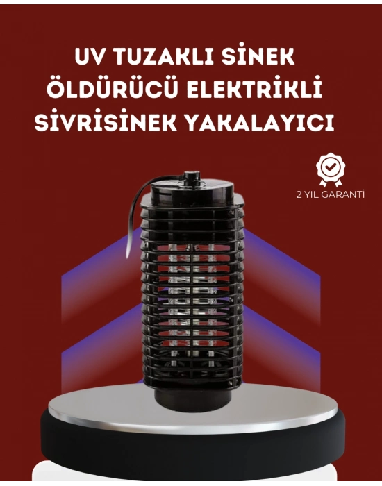 Uzun Ömürlü Elektrikli Sivrisinek Katili – Sessiz Çalışma, Güçlü Performans