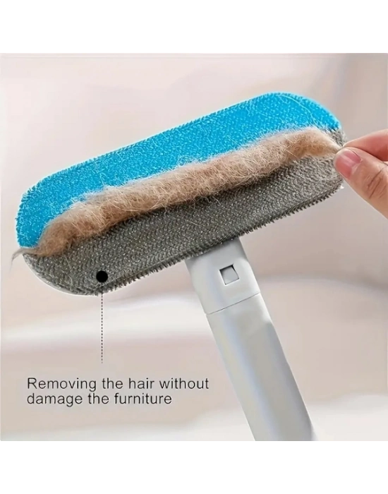 Uzun Saplı Evcil Hayvan Tüy Temizleme Fırçası