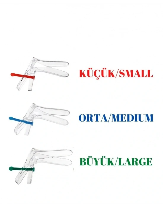 Vaginal Speculum S/m/l - Vajinal Spekülüm 3lü Paket