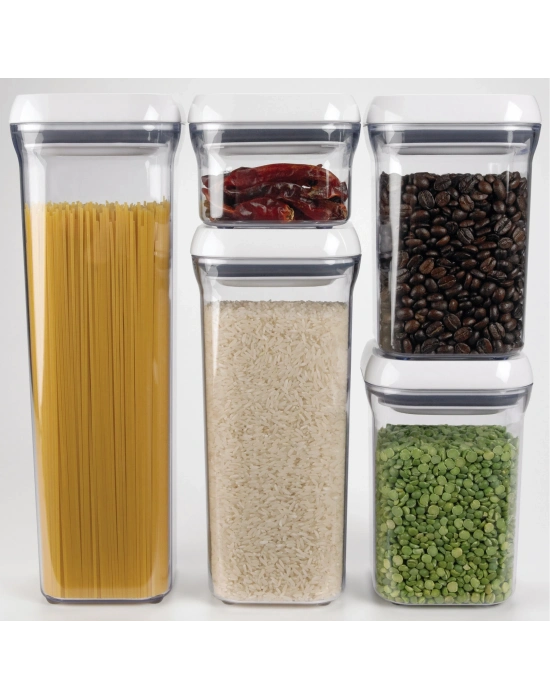 Vakumlu Kare Saklama Kabı - 0,50 Litre