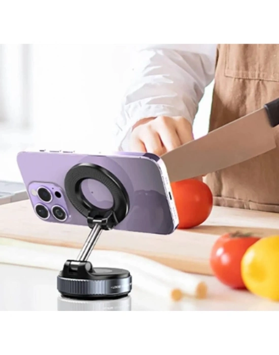 Vakumlu Manyetik Araç İçi Telefon Tutucu