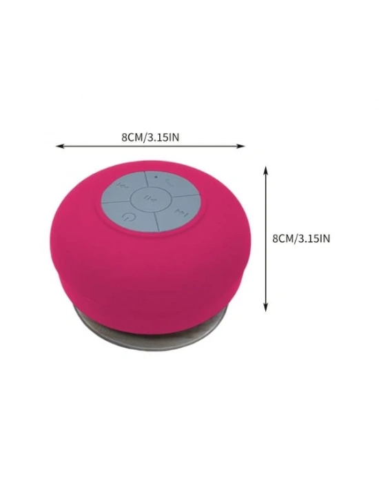 Vakumlu Su Geçirmez Bluetoothlu Mini Duş Hoparlörü