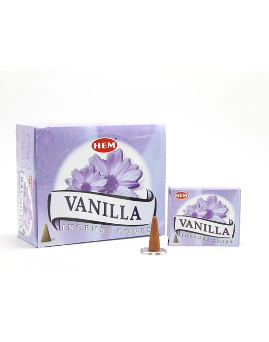 Vanilla Aromalı Konik Tütsü
