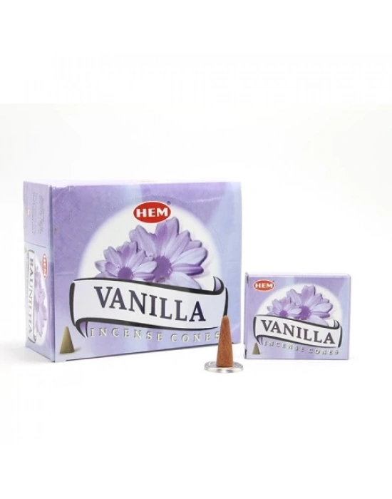 Vanilla Aromalı Konik Tütsü