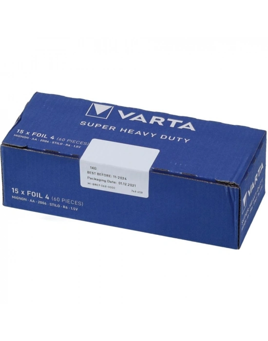 Varta  Aa Çinko Karbon Super Life  (60lı Paket)