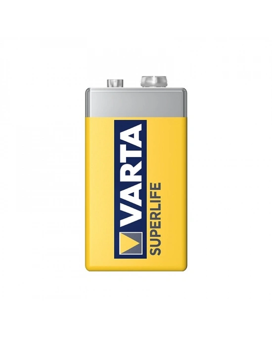 Varta Superlife Çinko 9 Volt Pil 12li Paket