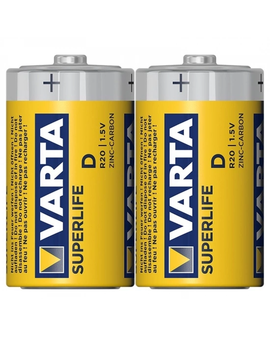 Varta Superlife Çinko Büyük D Boy Pil 24lü Paket
