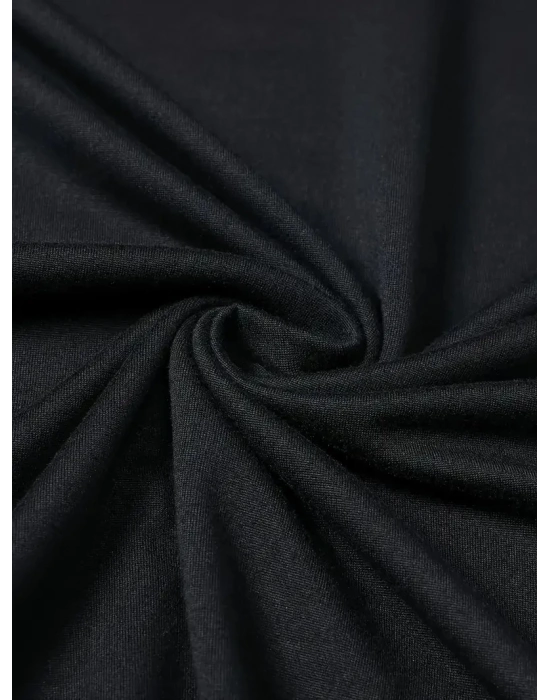 20/1 Penye Compack Baskılı Oversize Bisiklet Yaka Kısa Kol T-shirt - Siyah -