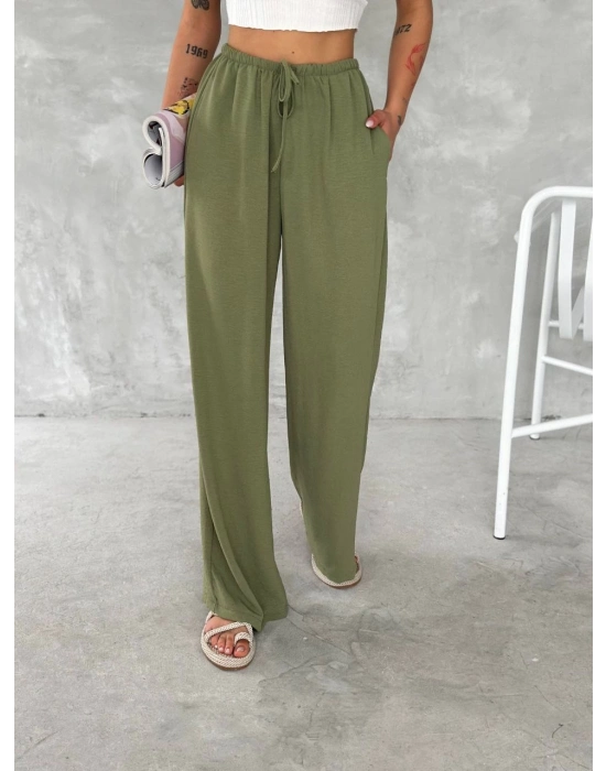 Ayrobin Oversize   Pantalon - Mint Yeşili -