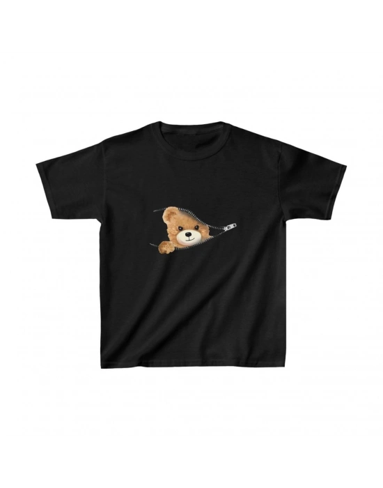 Baskılı T-Shirt - Siyah -