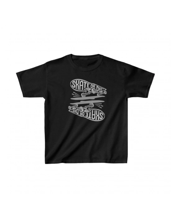 Baskılı T-Shirt - Siyah -