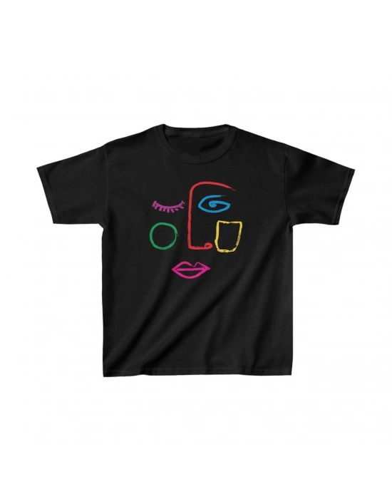 Baskılı T-Shirt - Siyah -