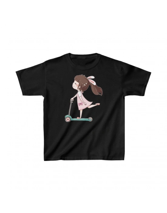 Baskılı T-Shirt - Siyah -