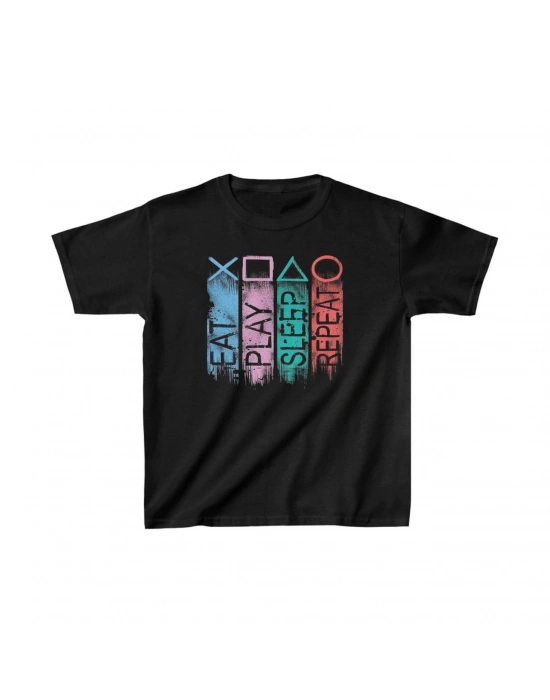 Baskılı T-Shirt - Siyah -