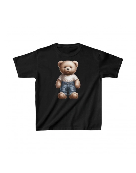 Baskılı T-Shirt - Siyah -