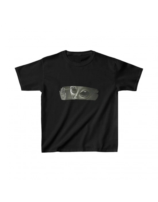 Baskılı T-Shirt - Siyah -