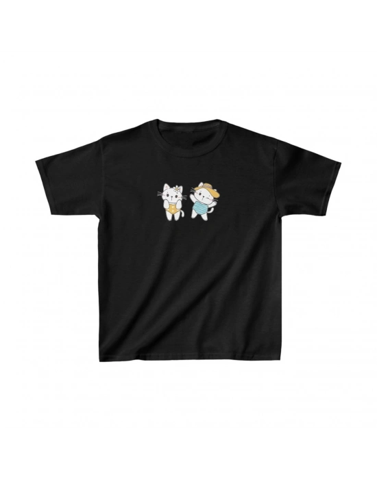 Baskılı T-Shirt - Siyah -