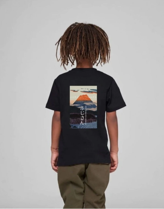 Baskılı T-Shirt - Siyah -