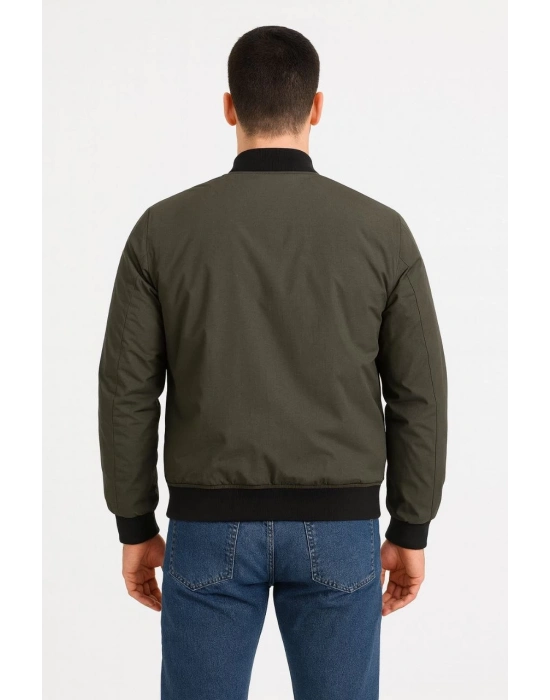 Bomber Mont Ceket - Haki -