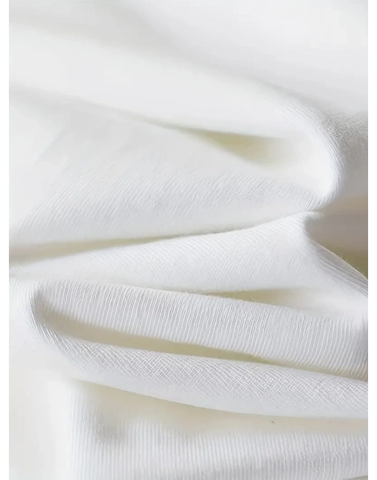 Pembe Panter Baskılı   Oversize Günlük Kısa Kollu Tişört- Beyaz -