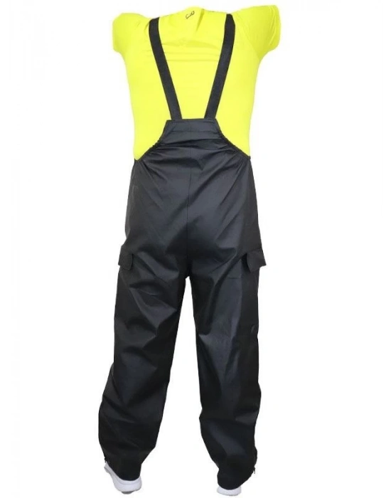 Yağmurluk Takım (Bahçıvan Tipi Askılı Pantolon ve Mont) - Siyah -