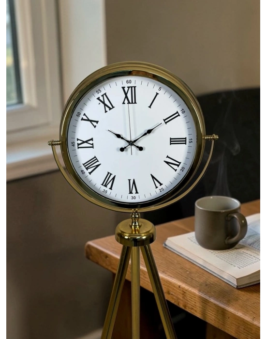 Victoria Gold Tripod Ayaklı Saat