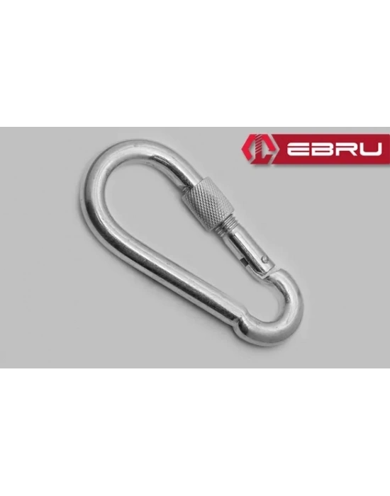 Vidalı Karabina, Kanca, Çengel 10mm - 2 Adet