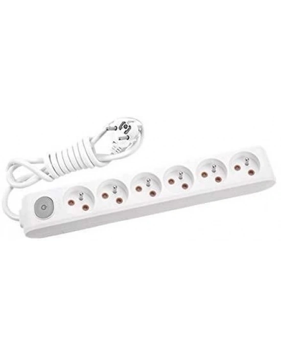 Viko Multi-let Kablolu Grup Priz 6 lü 2 Metre