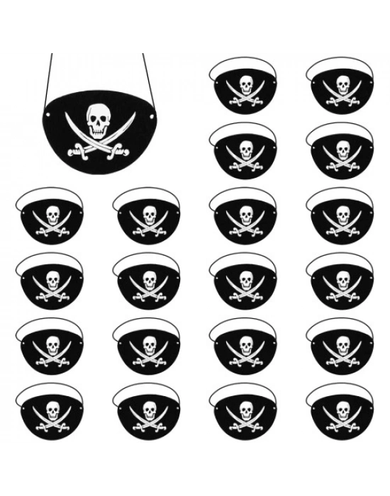 Vinleks Deri Korsan Göz Bandı Lastikli