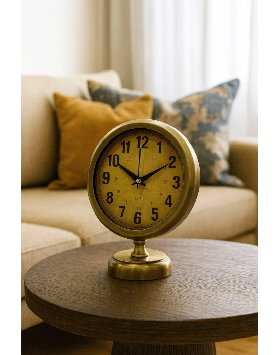 ® Vintage Elite 25 x 20 Eskitme Metal Masa Saati