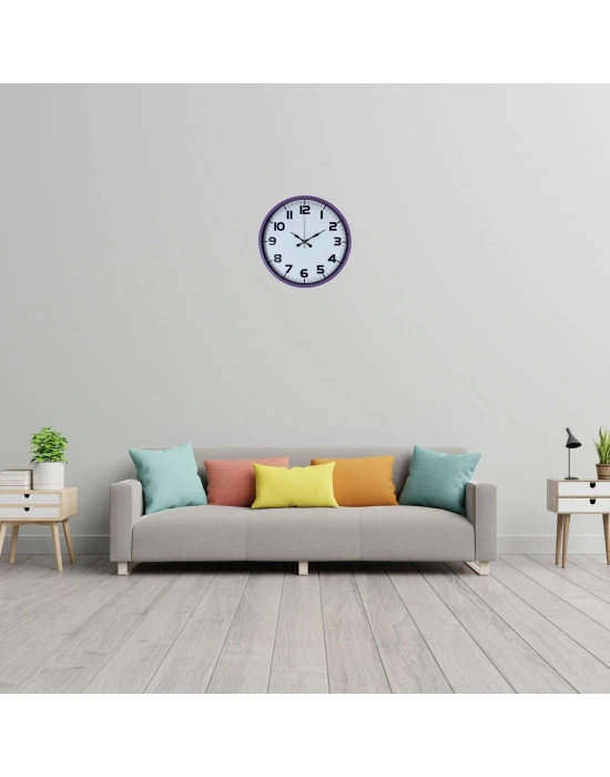 Violet Mor 36 Cm Standart Duvar Saati