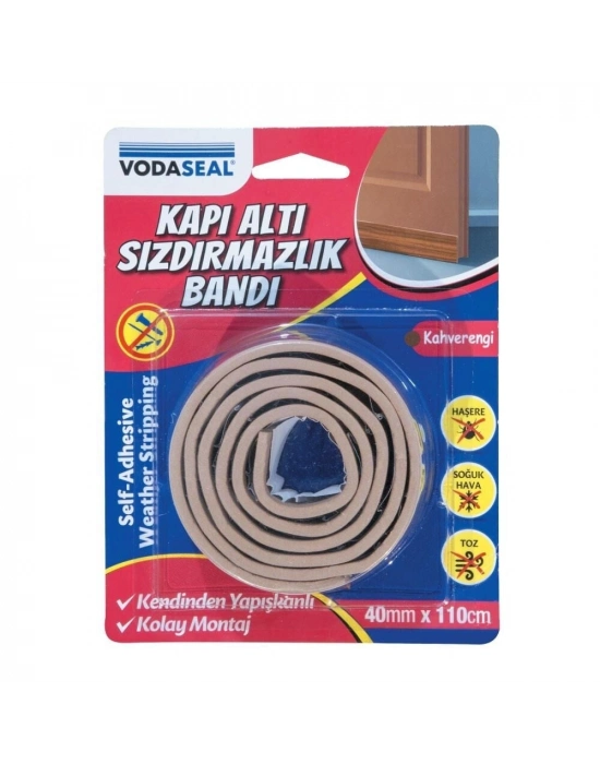 Vodaseal Kapı Altı Sızdırmazlık Bandı 40 mm 110 cm Kahverengi