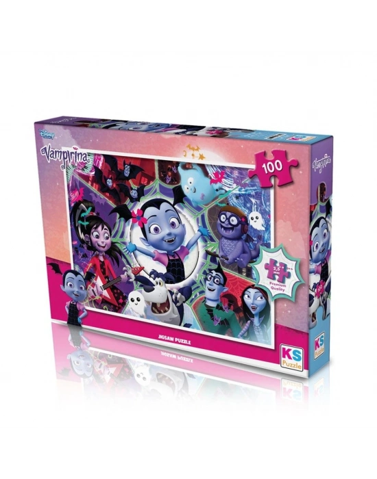 VP714 Vampirina 100 Parça Çocuk Puzzle -KS Puzzle