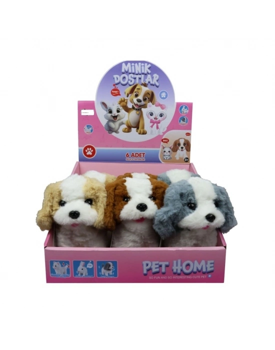 VRD10642 PELUŞ EVCİL KÖPEK (SESLİ VE(adet fiyatıdır)