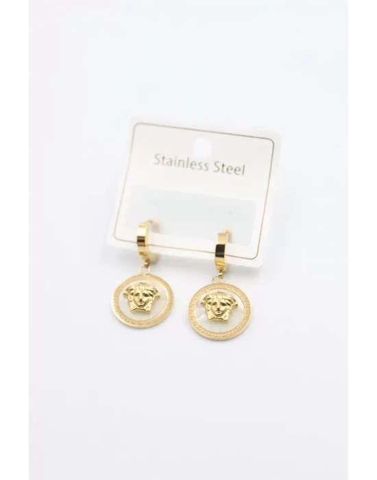 Vs Çelik Küpe - Beyaz