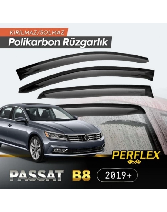 VW Passat B8 2019+ Cam Rüzgarlığı V2 Düz